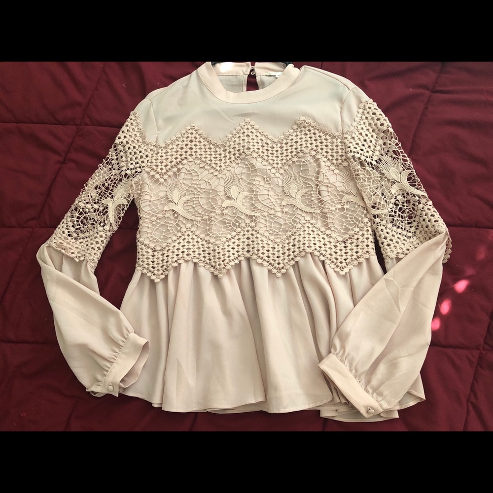 Blush blouse